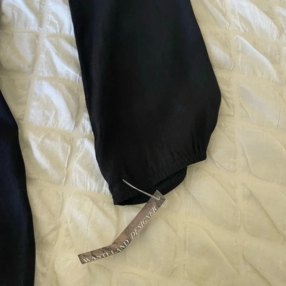 Reformation black magpie open back mini dress - Picture 4 of 11